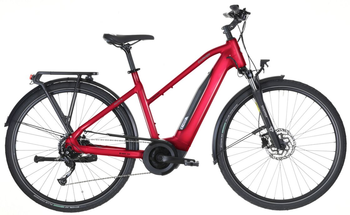 Carver Route E.400 - 400 Wh - 28 Zoll - Damen Sport - 2025 - Rot