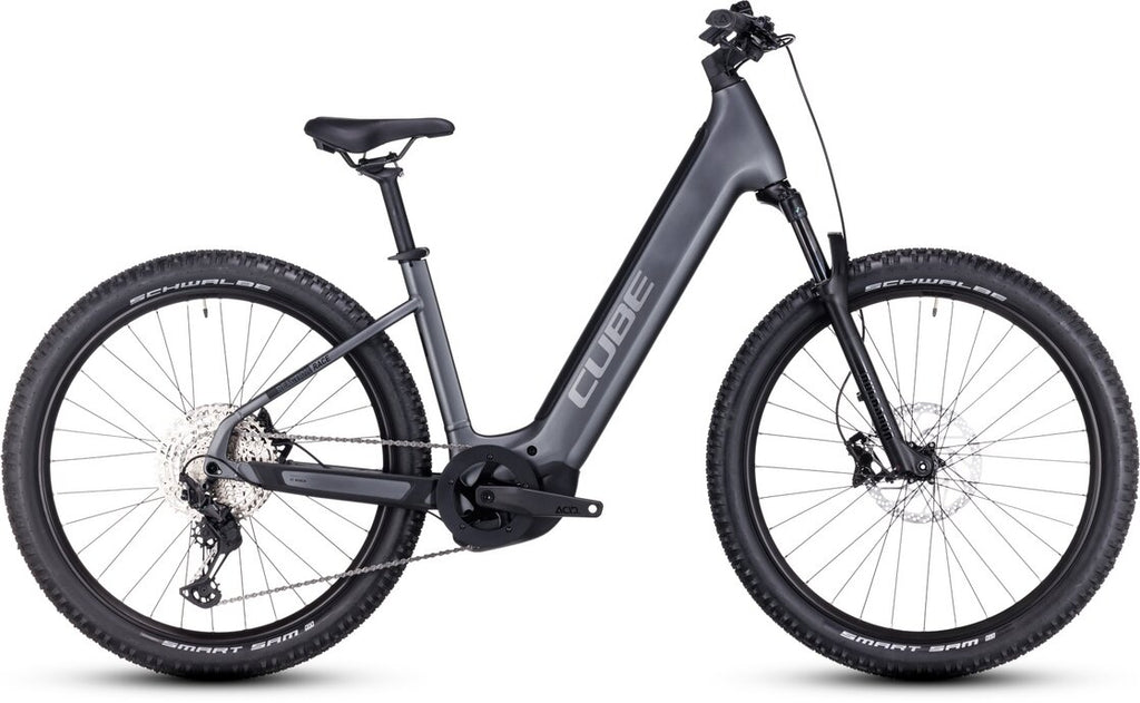Cube Reaction Hybrid Race 750 - 750 Wh - 27,5 Zoll - Tiefeinsteiger - Grau