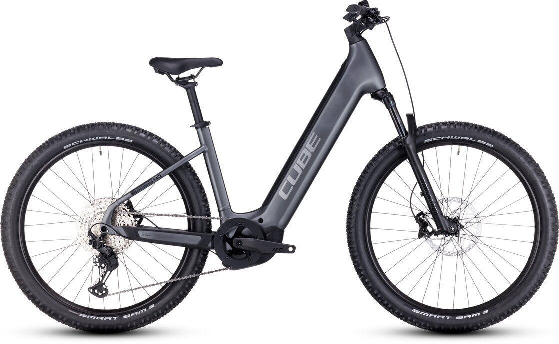 Cube Reaction Hybrid Race 750 - 750 Wh - 27,5 Zoll - Tiefeinsteiger - Grau