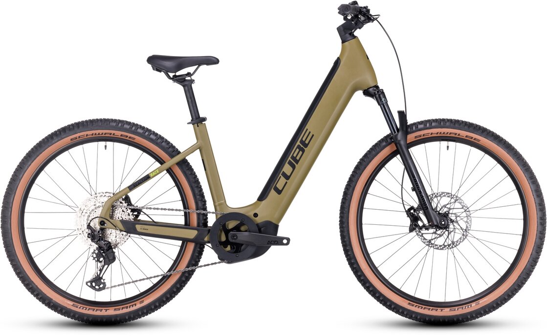 Cube Reaction Hybrid Race 750 - 750 Wh - 27,5 Zoll - Tiefeinsteiger - Grün