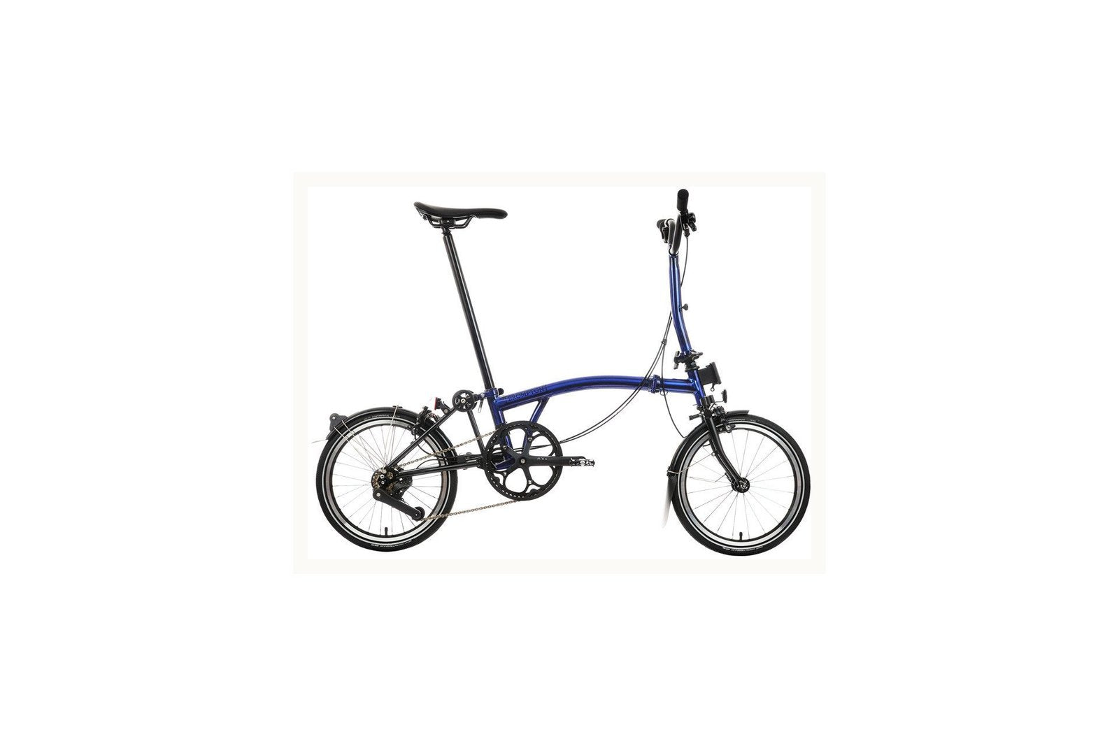 Brompton P Line Urban – 16 Zoll – Faltrahmen – 2025-Midnight Black Metallic