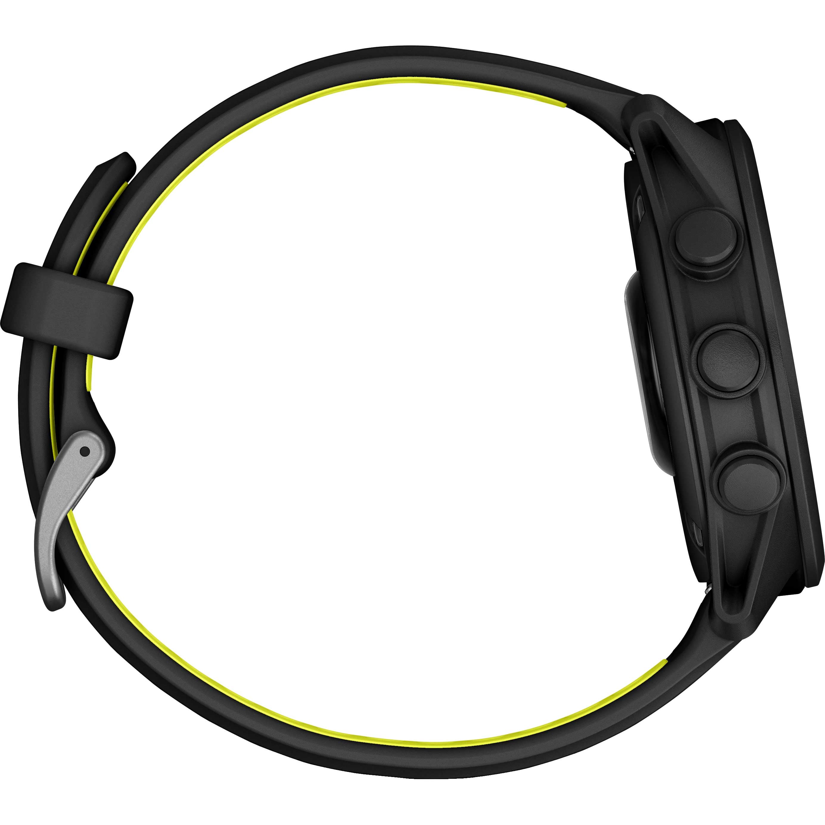 Garmin Forerunner 170 Music Bundle HRM 200 XS-S Schwarz – GPS-Laufuhr mit Musik, AMOLED-Display Amp Yellow