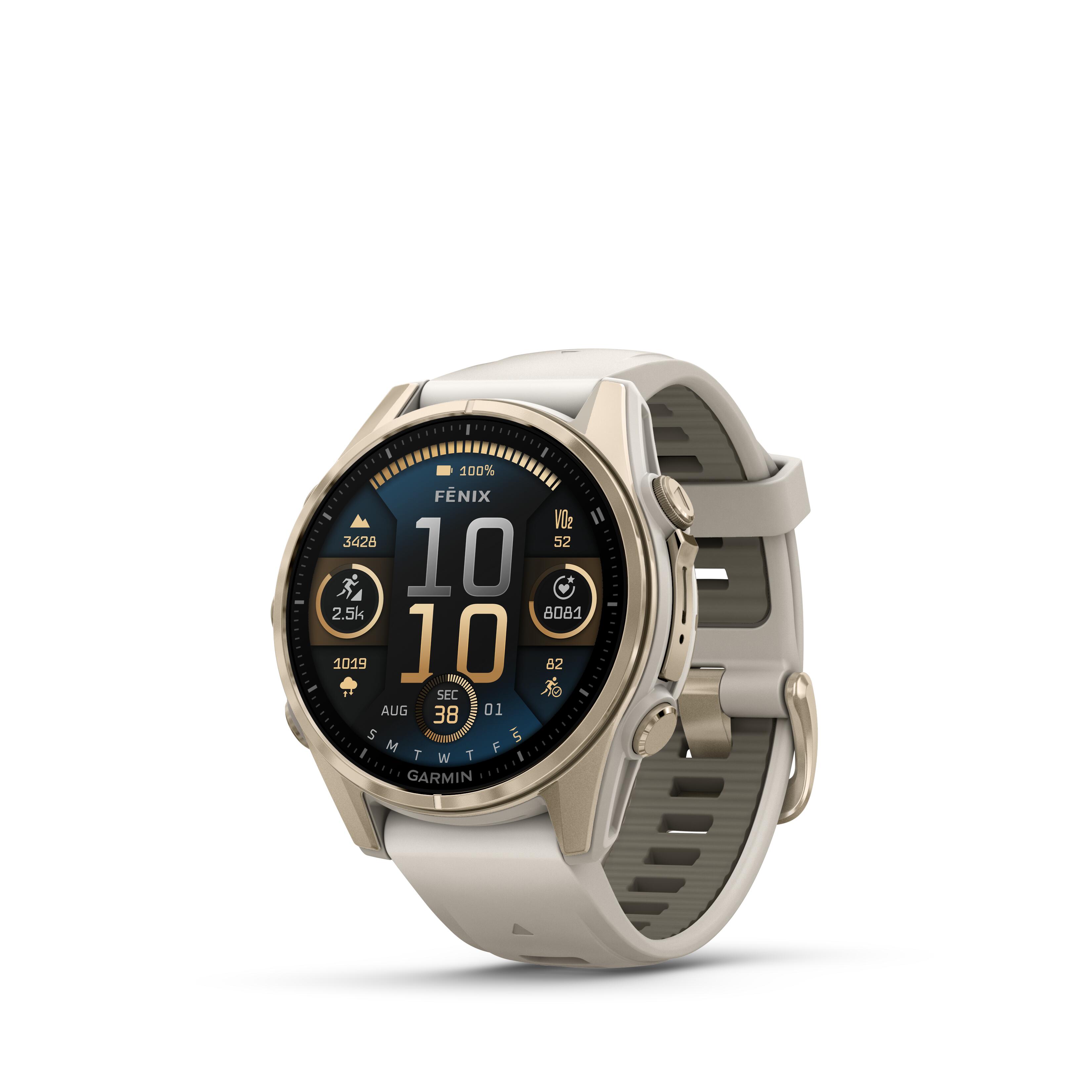 Smartwatch AMOLED Soft Gold 43 mm, Fēnix® 8 3/15