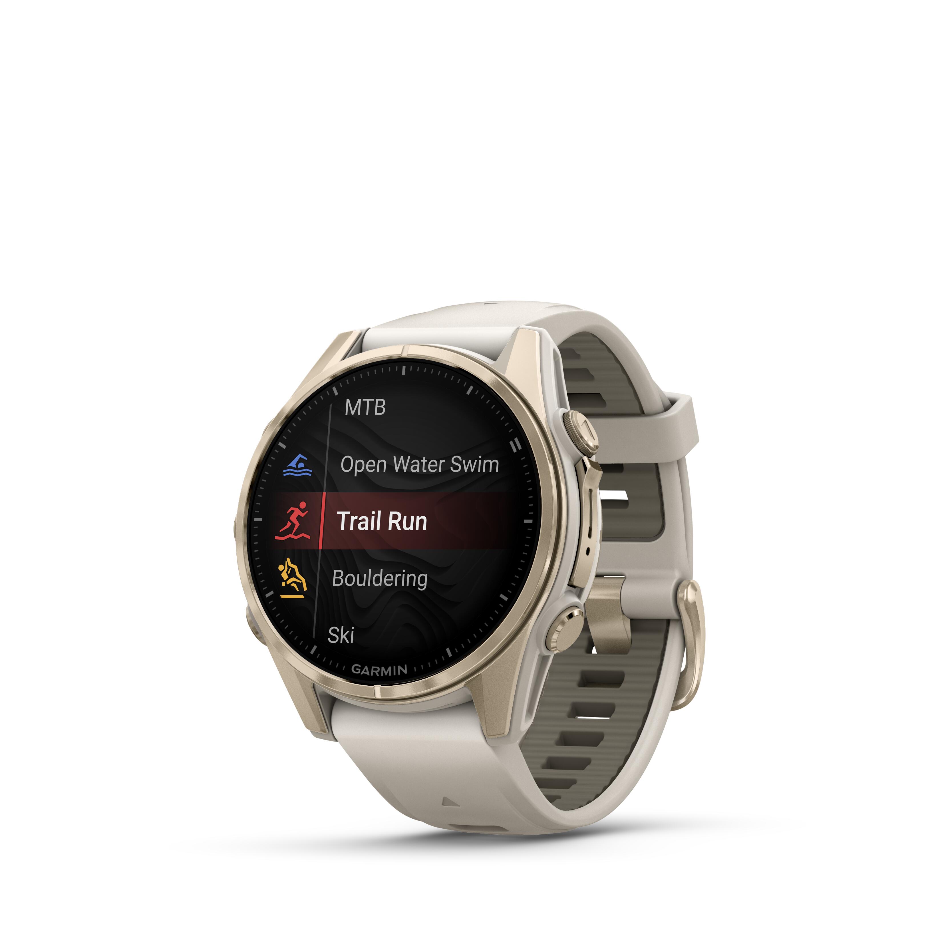 Smartwatch AMOLED Soft Gold 43 mm, Fēnix® 8 6/15